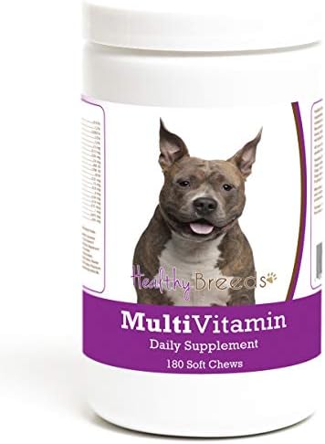 Healthy Breeds American Staffordshire Terrier Multivitamin Soft Chew for Dogs 180 Count