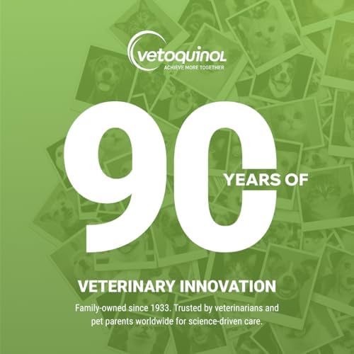 Vetoquinol Triglyceride Omega - Fish Oil for Dogs & Cats - Supports Healthy Skin, Coat & Normal Immune Response - Supplement with Vitamin Blend for Heart, Eye, Bone & Muscle Support - 250 Capsules