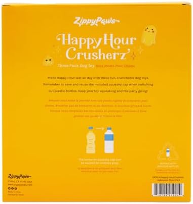 ZippyPaws Happy Hour Crusherz - Halloween Three Pack