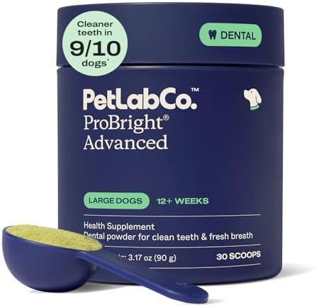 PetLab Co. ProBright Advanced Dental Powder, Large Dogs, 30 Scoops