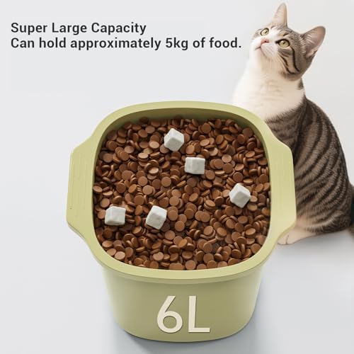 Press Airtight Dog Food Storage Container, 6L