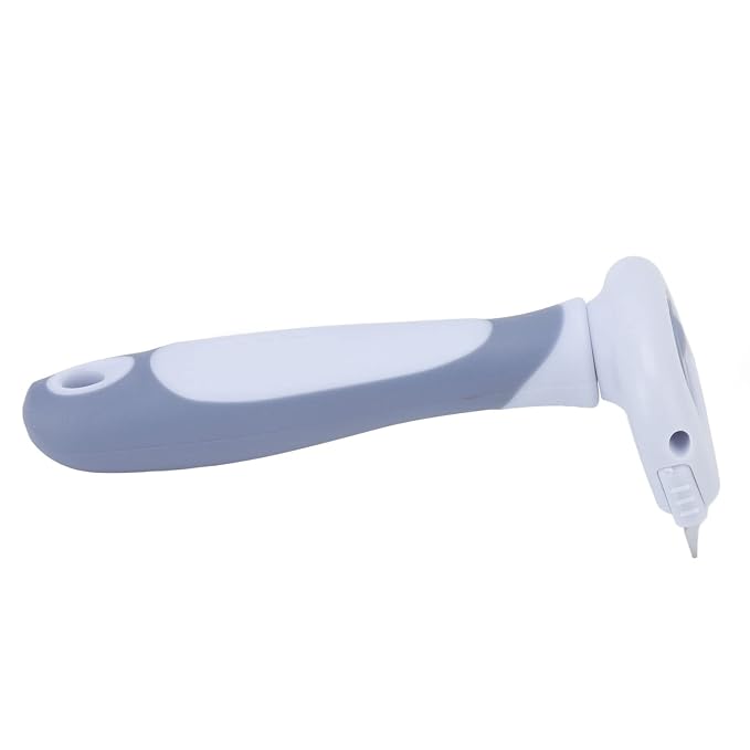 Pet Grooming Brush Detachable Comb Comfortable Handle Cat Pet Deshedding Brush for Small Medium, Small