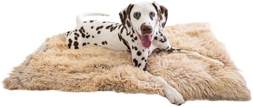 Best Friends by Sheri Dog Blanket, Shag Faux Fur, Taupe, 30" x 40"
