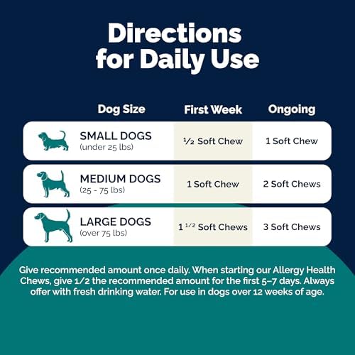 Vetnique Dermabliss Seasonal Dog Allergy Relief & Immune Support Supplement Allergy Chews for Dogs Itching and Licking with Omega 3 Fish Oil & Probiotics for Itch Relief (60 Count Chews) (Pack of 2)