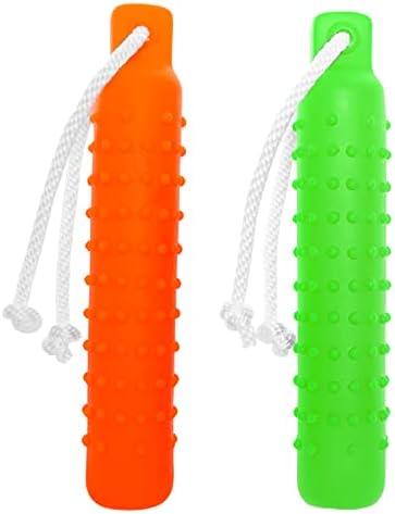 Floating Dog Water Toys, 2 Pack Interactive Pool Fetch Bumper | Outdoor Retrieving & Chasing Dummy Pet Toy with Rope for Small to Large Dogs
