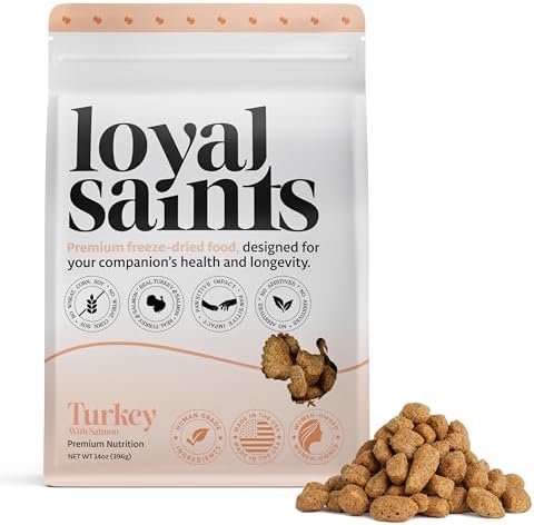 Human Grade Freeze-Dried Raw Dog Food - Cage-Free Turkey & Salmon, 5oz