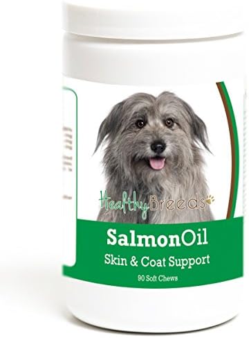 Healthy Breeds Pyrenean Shepherd Salmon Oil Soft Chews 90 Count, Brown