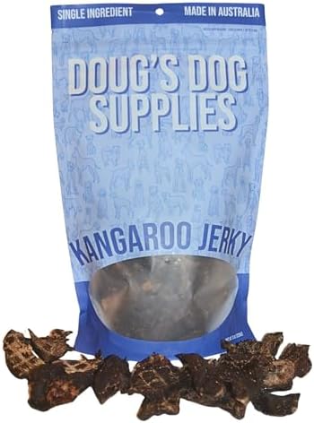 Kangaroo Jerky for Dogs - Single Ingredient, Air-Dried, Hypoallergenic