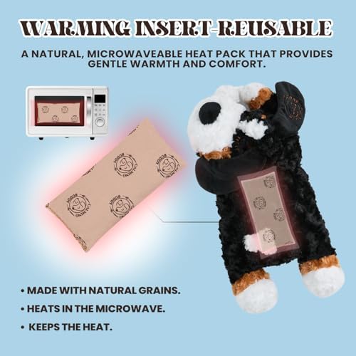 calming buddy™ -Teddy Heartbeat Puppy Toy with Reusable Heat Pack – Plush Puppy Comfort Toy for New Puppies, Sleep & Separation Support, New Puppy Essential