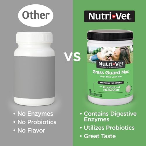 Nutri-Vet Grass Guard Chewables for Dogs, Dog Urine Support, 365 Count