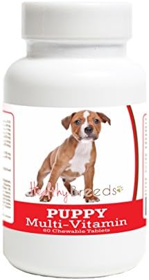 Healthy Breeds Staffordshire Bull Terrier Puppy Dog Multivitamin Tablet 60 Count