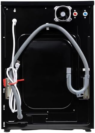 Sekido All-in-One Washer Dryer VENTLESS/VENTED PET cycle 1.62cf/15lbs 110V (Black)