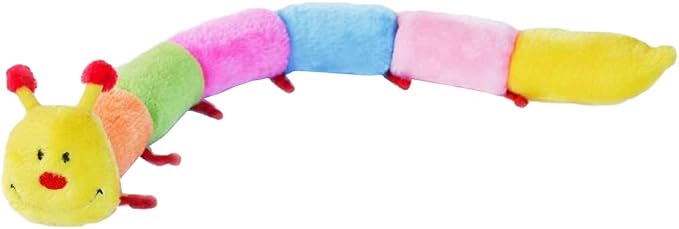 ZippyPaws Deluxe Caterpillar Dog Toys to Keep Them Busy - 30" | For Medium & Large Dogs, Squeaky Pet Toy for Boredom, Stuffed Chew Toy, Soft Plush Puppy Products
