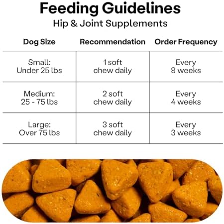 Wild Earth Dog Supplements, Soft Chews for Hip & Joint Support, with Omega 3 Fatty Acids & Anti-inflammatory Turmeric, Veterinarian-Developed, Vegan