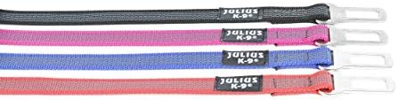Julius-K9 Seat Belt Connector, Size 2, Black/Gray
