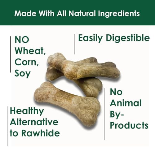Bonies Natural Skin & Coat Formula Small-Sized Single Bone - Promote Silky Coat & Healthy Skin, Healthy Teeth & Fresh Breath, Low Calories - Chicken Flavor, Small Dogs, 15 Count