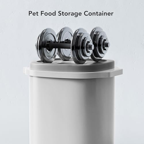 HEEPDD Sealed Dog Food Storage Container, 6L, grey
