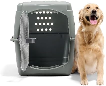 Petmate Sky Kennel for Air Travel, 40in Dog Crate for Pets 70 to 90lbs
