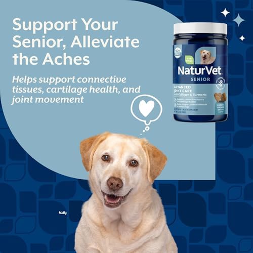 NaturVet Senior Advanced Joint Health Dog Supplement - 60 Ct