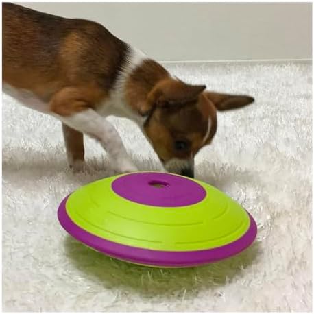 Interactive Dog and Cat Games Treat Hiding Challenge Mental Stimulation with Rewards (7.5 Inch Treat Maze Game)