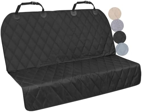 VIVAGLORY Pet Seat Protector - Black, Standard