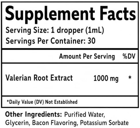 Valerian Root for Dogs, Bacon