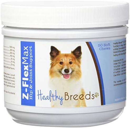 Healthy Breeds Icelandic Sheepdog Z-Flex Max Hip and Joint Soft Chews 50 Count