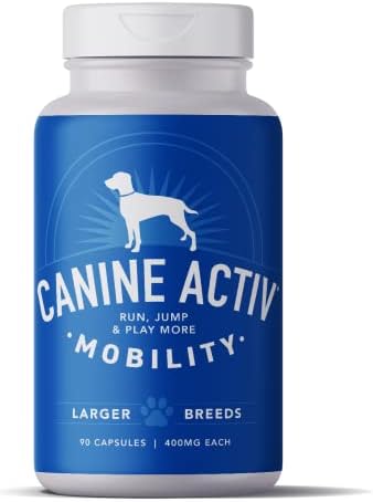 Mobility Support Capsules for Large Dogs, Supports Recovery and Promotes Healthy Joints and Muscles from Activity-Induced Discomfort, 90 Count