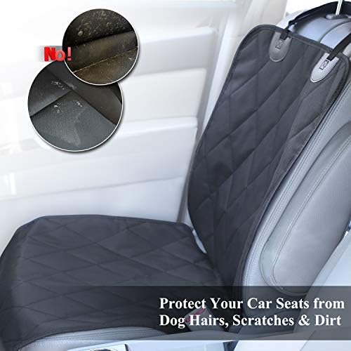 VIVAGLORY Front Dog Car Seat Cover - No-Skirt Design, Anti-Slip