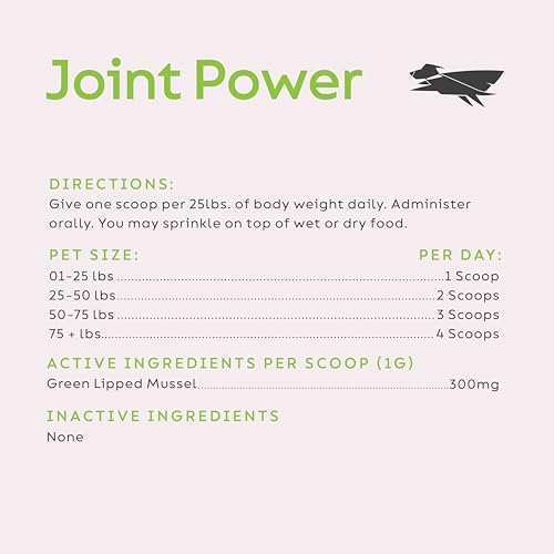 Super Snouts Joint Power Supplement Powder for Dogs & Cats, 2.64 oz Jar