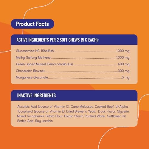 PupGrade Joint Support for Dogs, Beef Flavor - 180 Soft Chews