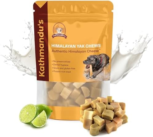 KATHMANDU'S Yak Chew Nuggets Dog Treats 1 lb Himalayan Cheese Bites