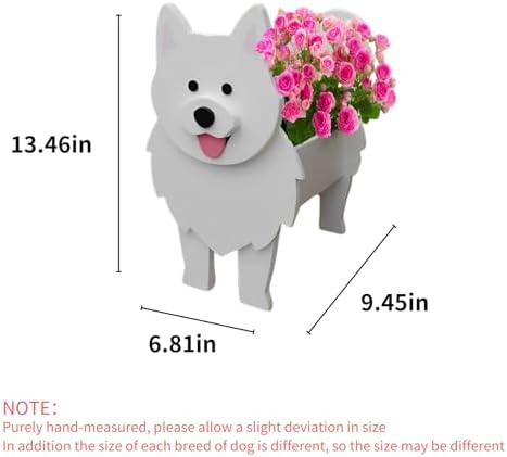 Samoan Dog Planter Pots, Animal Shaped Flower Pot