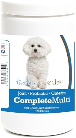 Healthy Breeds Bichon Frise All in One Multivitamin Soft Chew 120 Count