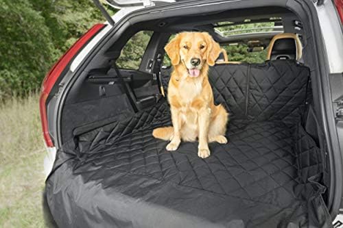 Plush Paws Convertible Cargo Liner - Regular Black, Diamond Stitching