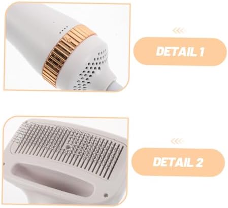 Pet Hair Dryer Brush for Dogs and Cats Lightweight Handheld Grooming Tool with Fast Drying Performance and Quiet Operation Suitable for Home and Salon Use North America Plug