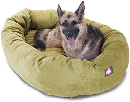 Majestic Pet Micro Velvet Calming Dog Bed, 52 Inch X-Large, Washable, Apple