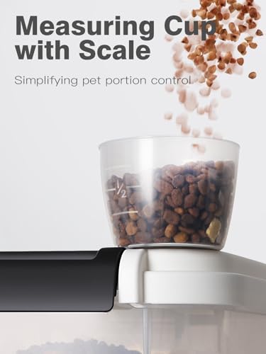LivLab Mker 20 lb Stackable Pet Food Storage Containers, 3 Pack