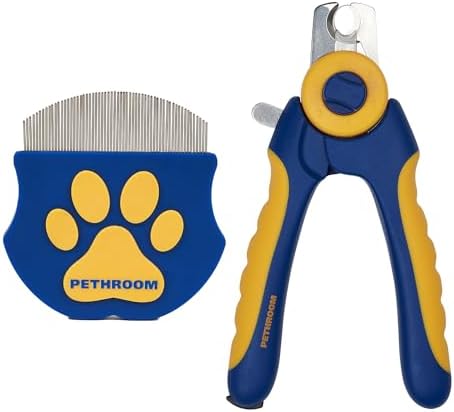 PETHROOM Grooming Essentials Bundle - Eye Comb & Nail Clipper