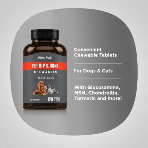 Piping Rock Glucosamine for Dogs & Cats | 120 Chews