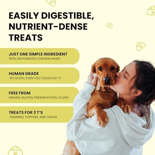 Chicken Jerky Dog Treats | Single Ingredient Dehydrated Chicken Breast, 4oz