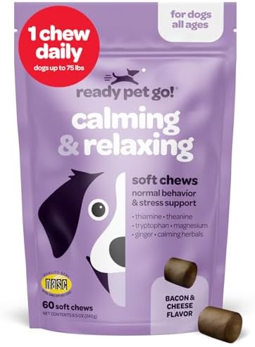Calming Chews for Dogs, | NASC Certified & Made in the USA | 60 Count