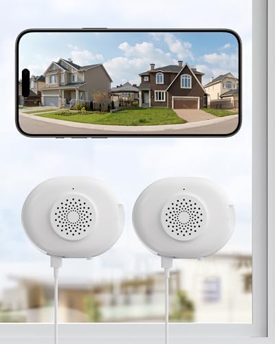ZOSI 2Pack C680 2K 3MP WiFi Indoor Window Mounted Security Camera No Drill