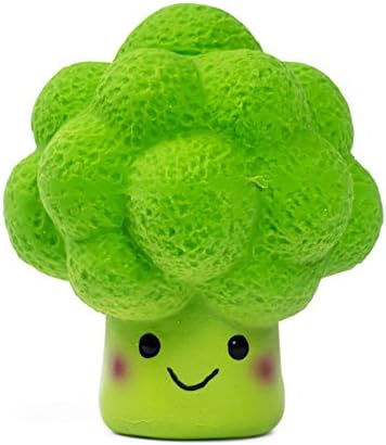 Petface Latex Broccoli Soft Chew Dog Toy, Small | Durable & Flexible Material, Squeaky Sound, Safe for Pets, Interactive Fun