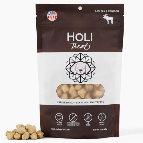 HOLI Freeze-Dried Elk & Venison Dog Treats - 6oz