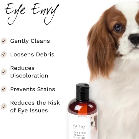 Eye Envy Tear Stain Remover Solution for Dogs, 8 oz