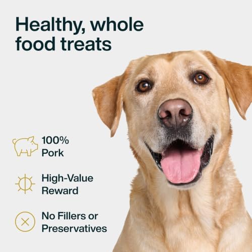 JustFoodForDogs Single Ingredient Healthy Dog Treats - Pork, 5 Oz
