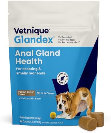 Vetnique Glandex Probiotic & Anal Gland Chews Bundle - 30ct + 30ct