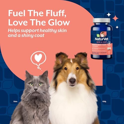 NaturVet Brewer’s Dried Yeast Formula with Garlic for Dogs & Cats - 1000 Ct