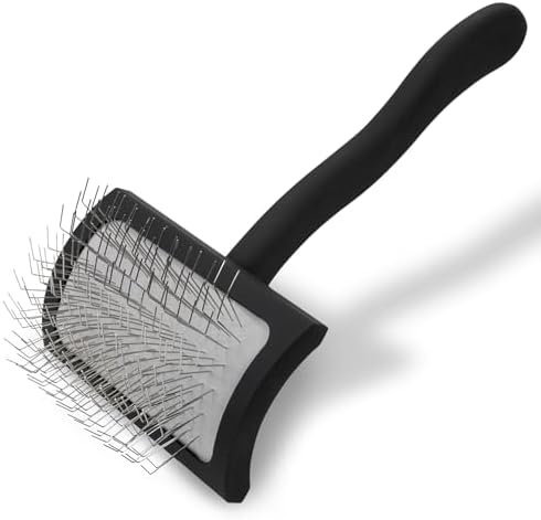 Chris Christensen Big K Dog Slicker Brush for Dogs (Goldendoodles, Medium, Black